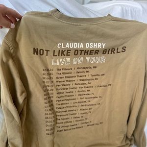 Not Like Other Girls Tour Crewneck The Morning Toast